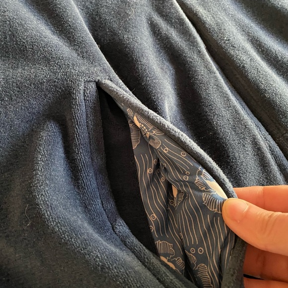 Vintage Bohemian Coat Peacoat in Mint Condition size Small/ Medium Blue/Gray - Picture 14 of 16